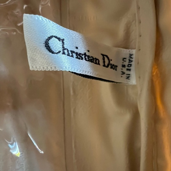 Vintage Christian Dior Vanity Bag CD Logo Stripe Travel Toiletry Case Cosmetic - Picture 12 of 16